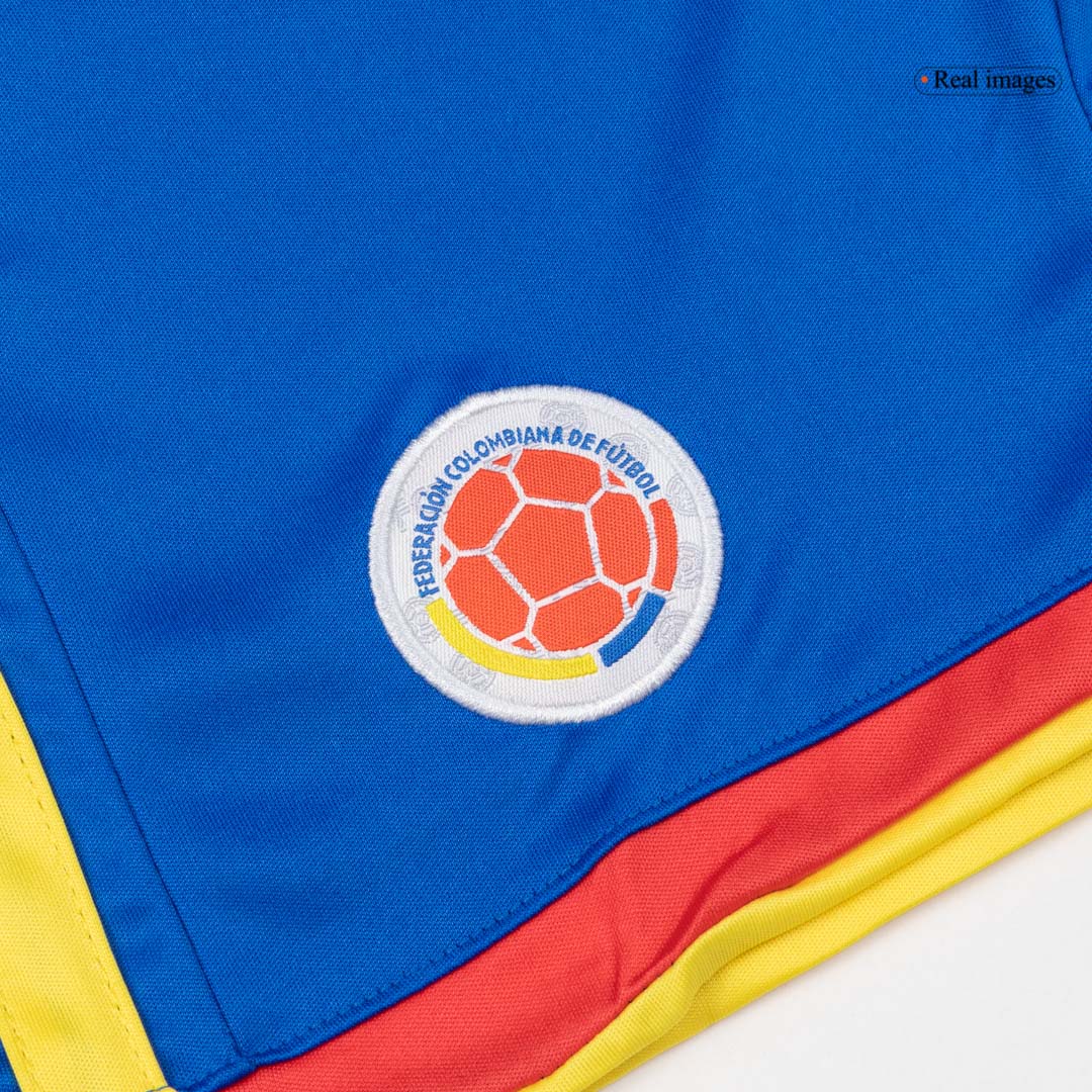 Kid's Colombia Home Soccer Jersey Kit(Jersey+Shorts) World Cup 2026 Yellow - gojersey