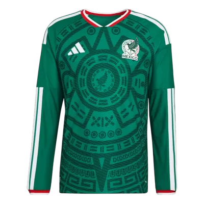 Mexico Long Sleeve Home Soccer Jersey 2026 - gojersey