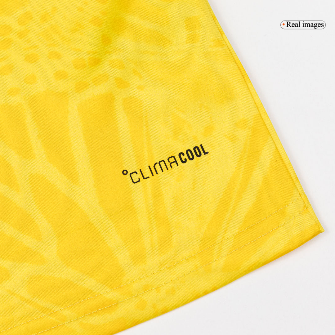 Kid's Colombia Home Soccer Jersey Kit(Jersey+Shorts) World Cup 2026 Yellow - gojersey