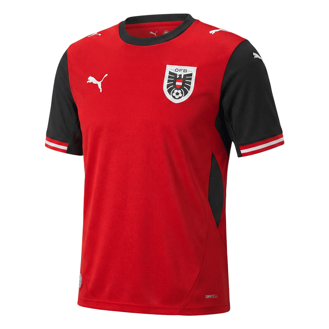 Austria Home Soccer Jersey World Cup 2026 Red - gojersey