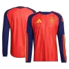 Spain Long Sleeve Home Soccer Jersey 2026 - gojersey