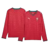 Portugal Long Sleeve Home Soccer Jersey 2026 - gojersey