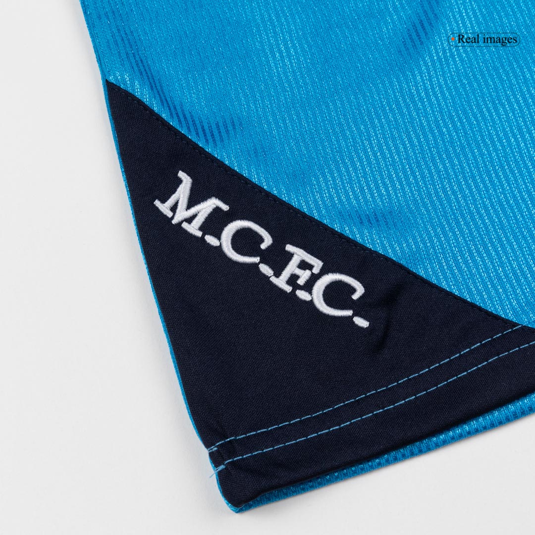 Manchester City Home Soccer Jersey Retro 1999/01 - gojersey