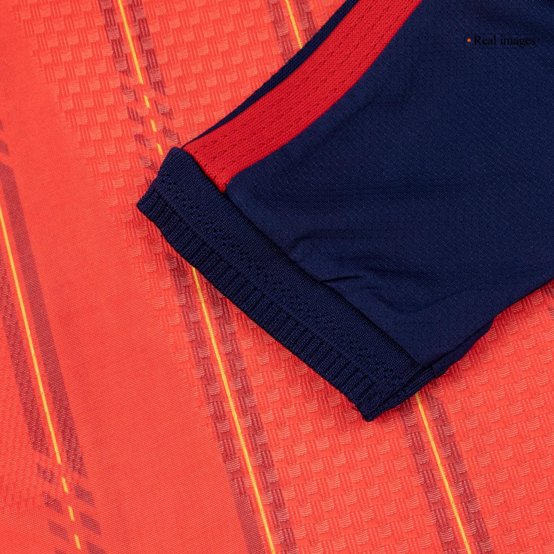 Spain Long Sleeve Home Soccer Jersey 2026 - gojersey