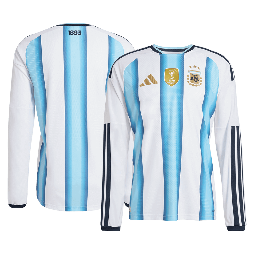 Argentina Long Sleeve Home Soccer Jersey 2026 - gojersey
