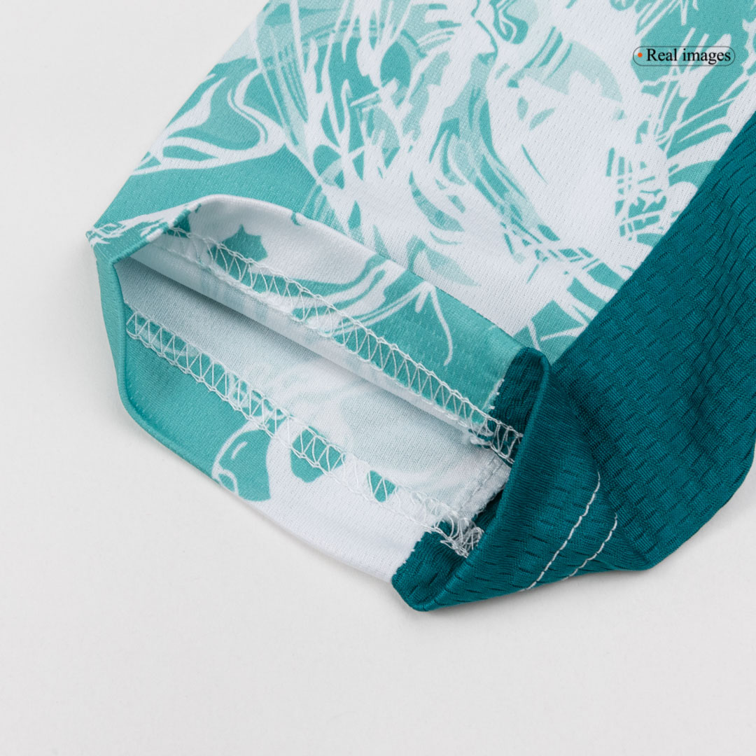 Kid's Portugal Away Soccer Jersey Kit(Jersey+Shorts) World Cup 2026 White - gojersey