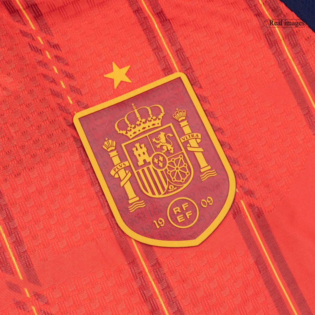 Spain Long Sleeve Home Soccer Jersey 2026 - gojersey