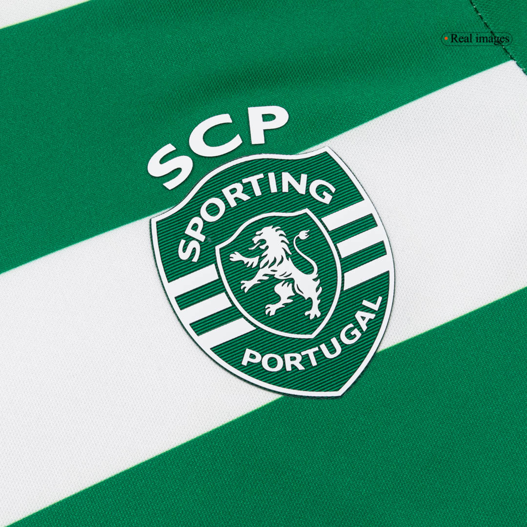 Kid's Sporting CP Home Soccer Jersey Kit(Jersey+Shorts) 25/26 Green&White - gojersey