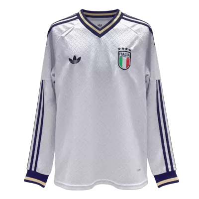 Italy Long Sleeve Away Soccer Jersey 2026 - gojersey