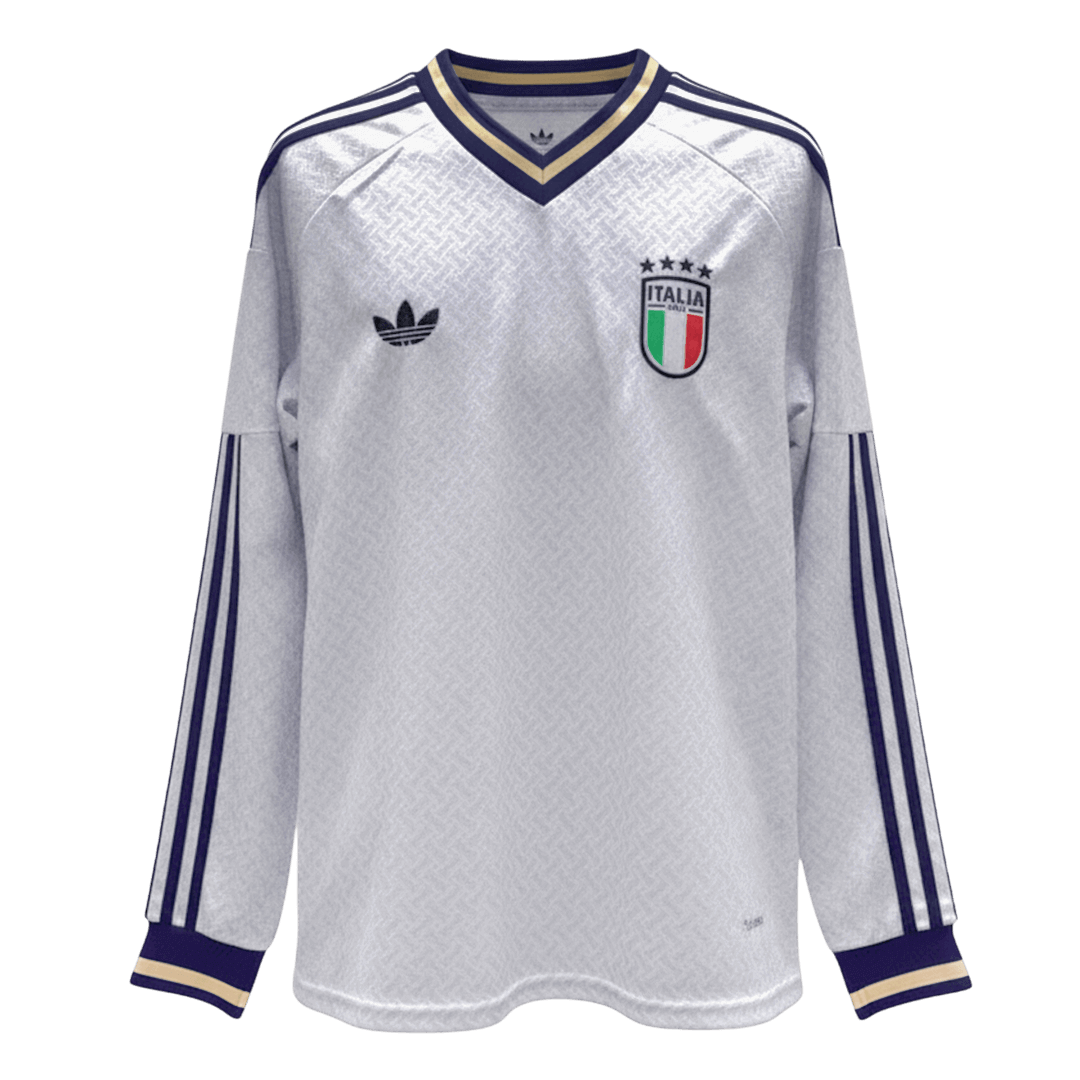 Italy Long Sleeve Away Soccer Jersey 2026 - gojersey