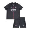 Kid's PSG Fourth Soccer Jersey Kit(Jersey+Shorts) 25/26 Black - gojersey