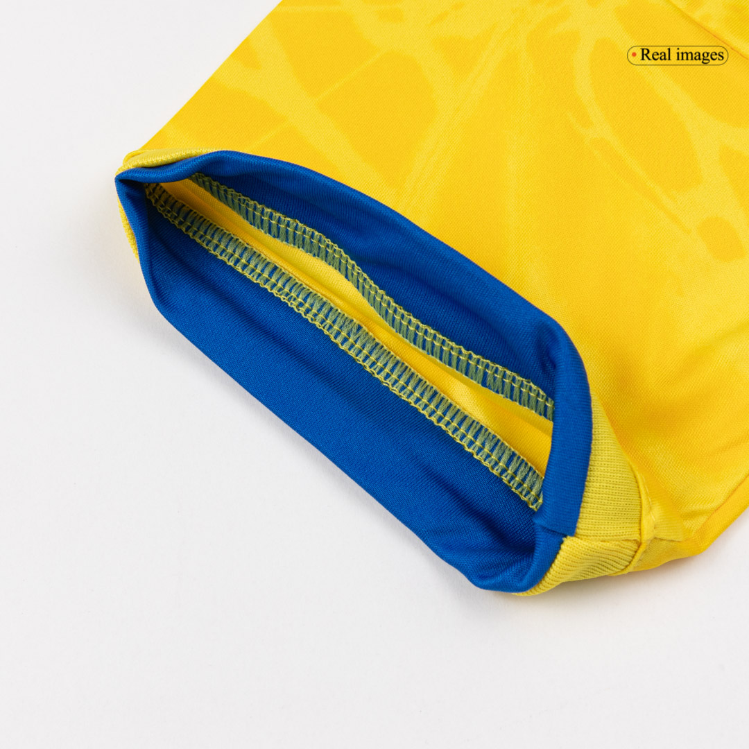 Kid's Colombia Home Soccer Jersey Kit(Jersey+Shorts) World Cup 2026 Yellow - gojersey