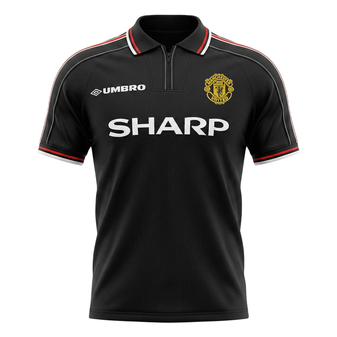 Manchester United Away Soccer Jersey Retro 1998 - gojersey
