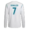 Real Madrid RONALDO #7 Home Jersey Retro 2017/18 - Long Sleeve - gojersey