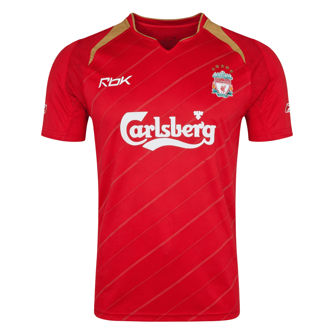 Liverpool Home Soccer Jersey Retro 2005/06 - gojersey