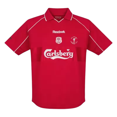 Liverpool Home Soccer Jersey Retro 2000/01 - gojersey