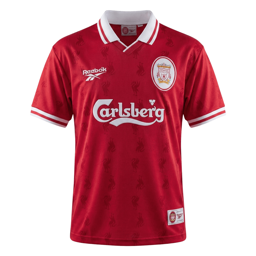 Liverpool Home Soccer Jersey Retro 1996/97 - gojersey