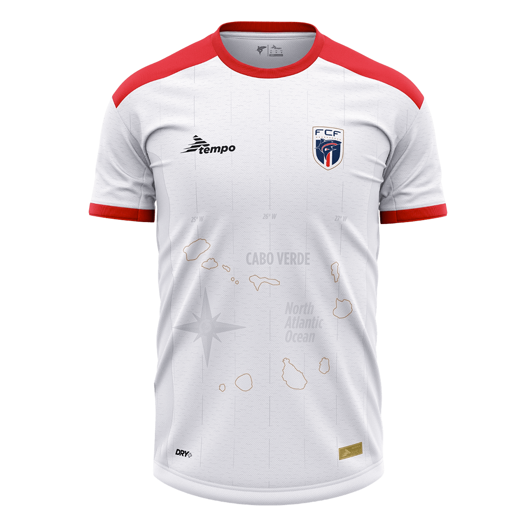 Cape Verde Away Soccer Jersey 2025 White - gojersey