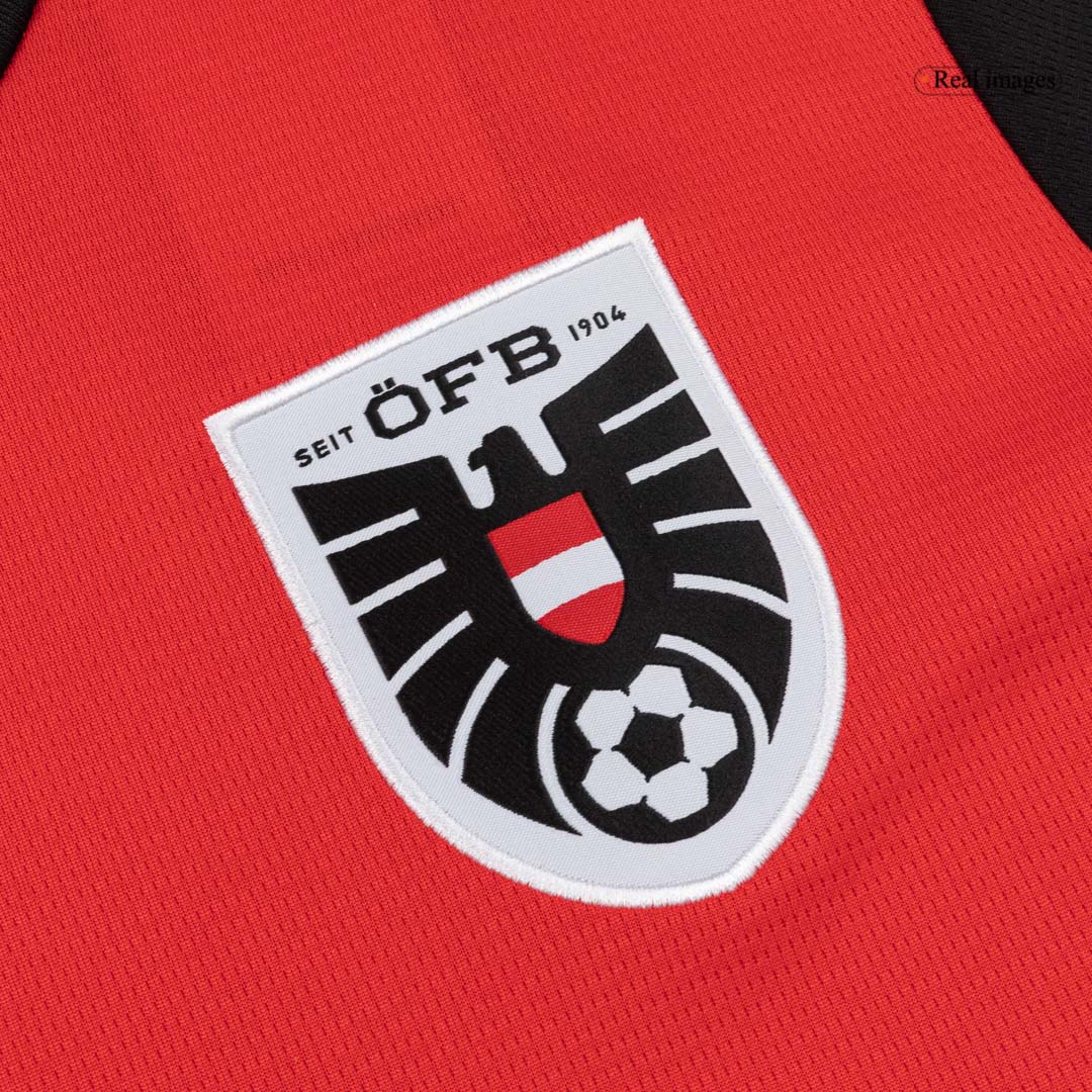 DANSO#4 Austria Home Soccer Jersey World Cup 2026 Red - gojersey