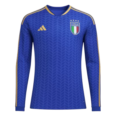 Italy Long Sleeve Home Soccer Jersey 2026 - gojersey