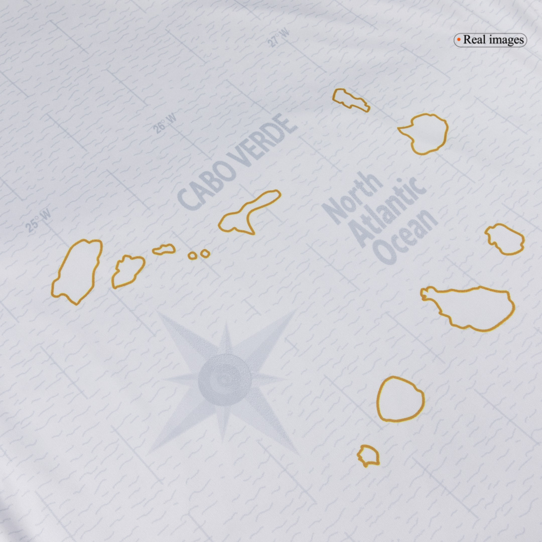 Cape Verde Away Soccer Jersey 2025 White - gojersey