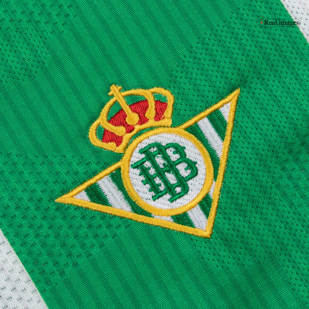 Real Betis Long Sleeve Home Soccer Jersey 2025/26 - gojersey