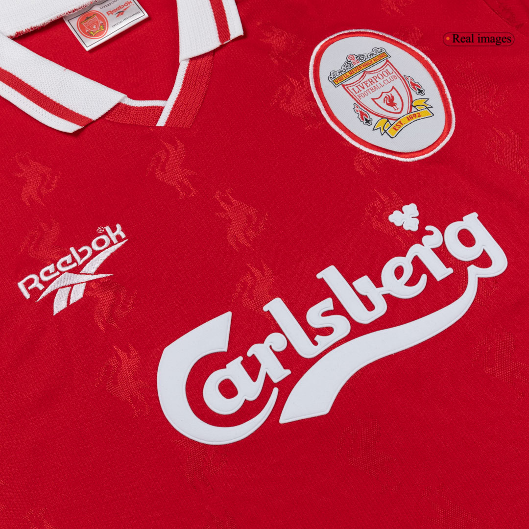 Liverpool Home Soccer Jersey Retro 1996/97 - gojersey