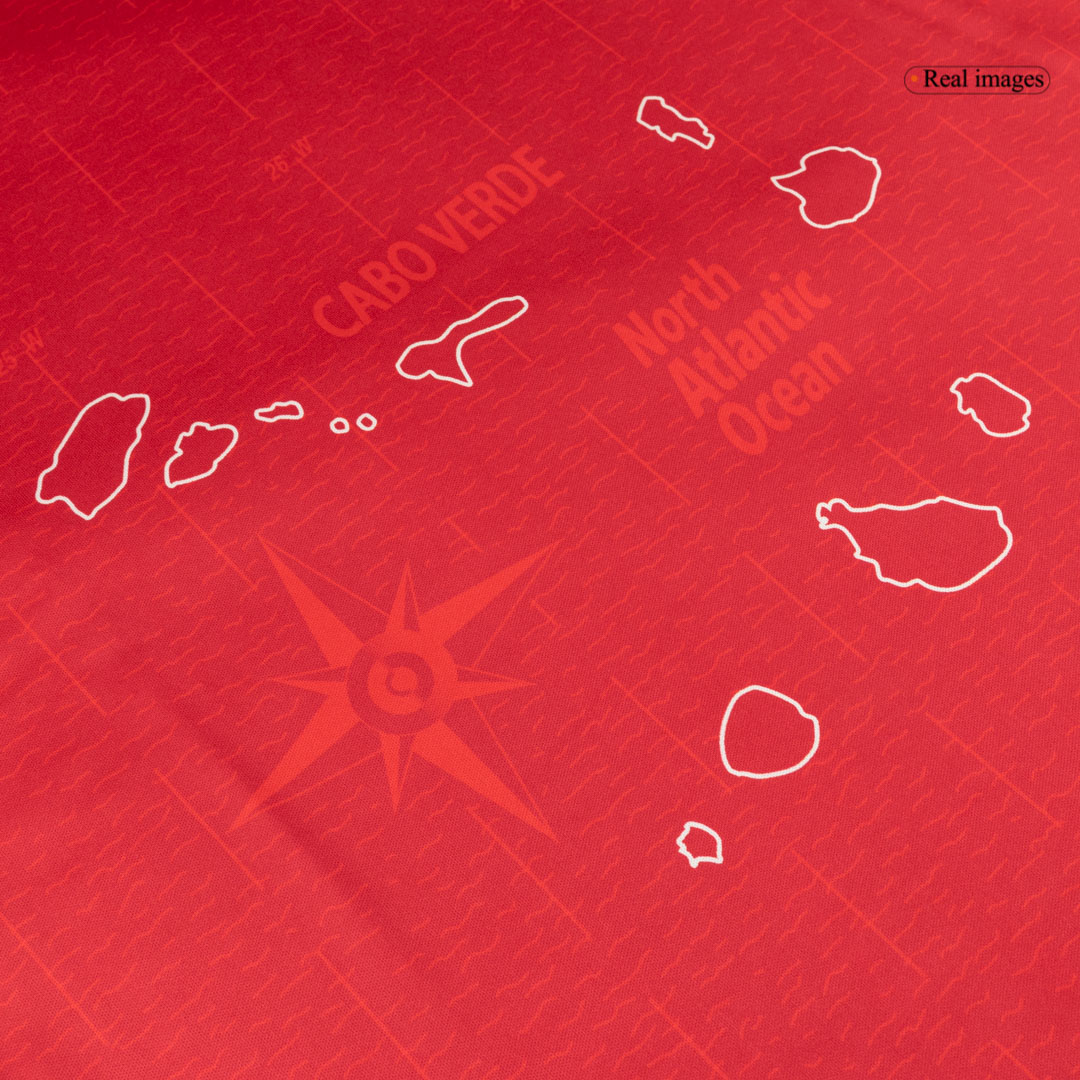 Cape Verde Third Soccer Jersey 2025 Red - gojersey