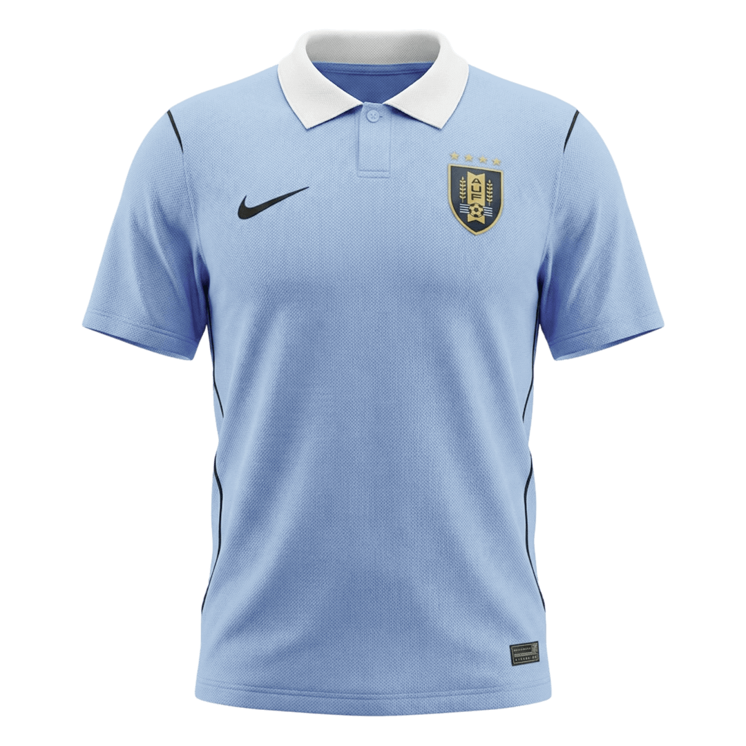 Uruguay Home Soccer Jersey World Cup 2026 Blue - gojersey