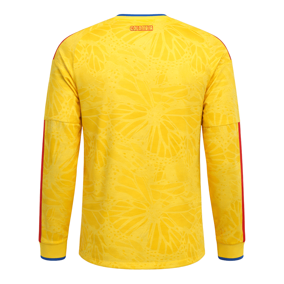 Colombia Long Sleeve Home Soccer Jersey 2026 - gojersey