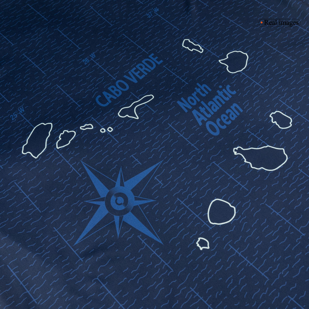 Cape Verde Home Soccer Jersey 2025 Navy - gojersey