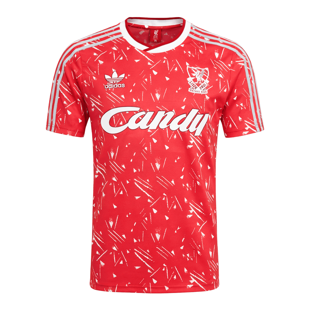 Liverpool Home Soccer Jersey Retro 1989/91 - gojersey