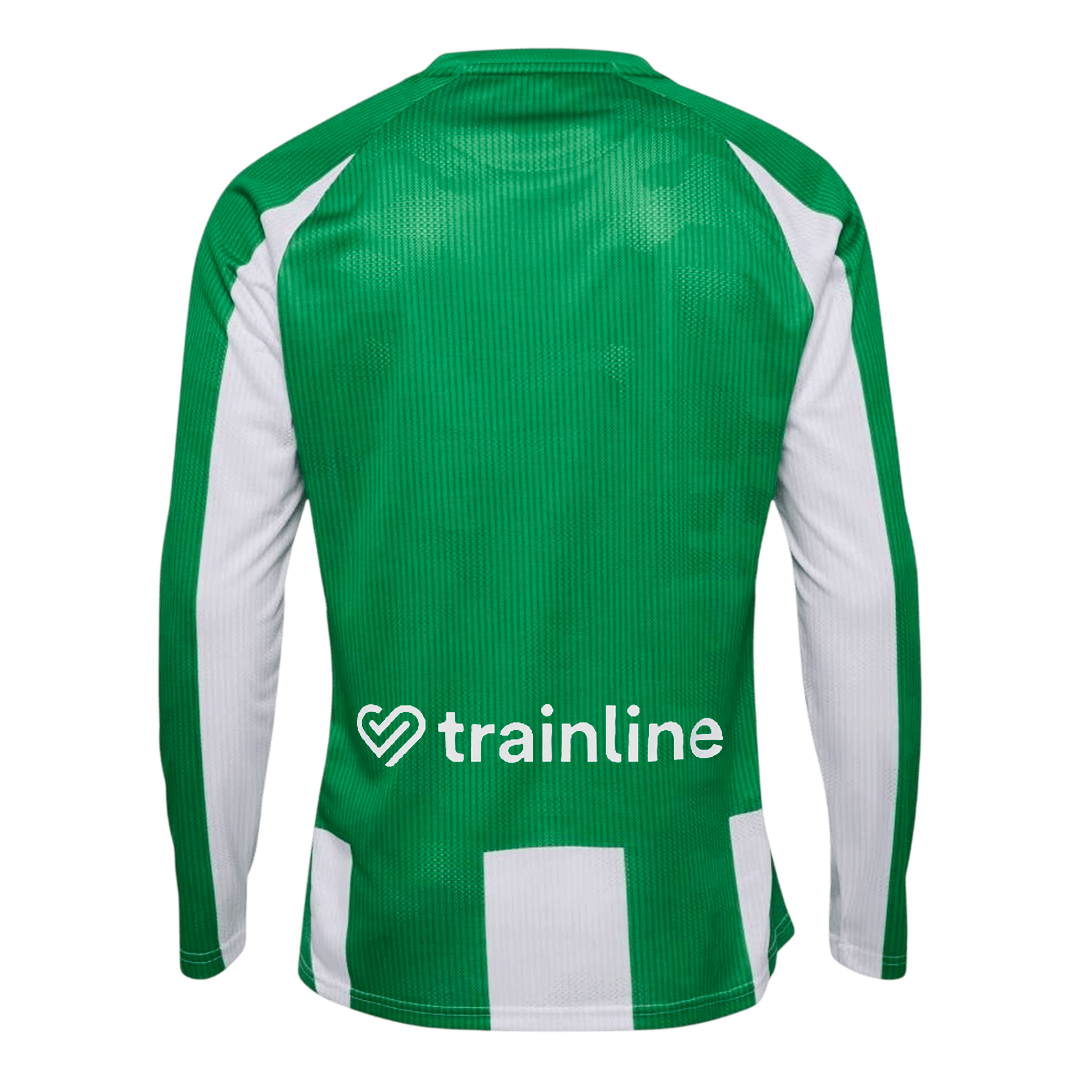 Real Betis Long Sleeve Home Soccer Jersey 2025/26 - gojersey