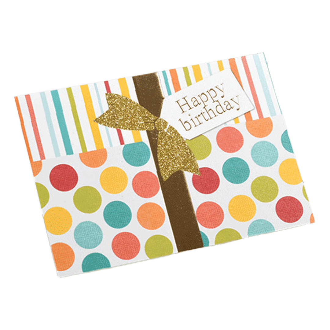 Custom Bow Birthday Card Color - gojersey