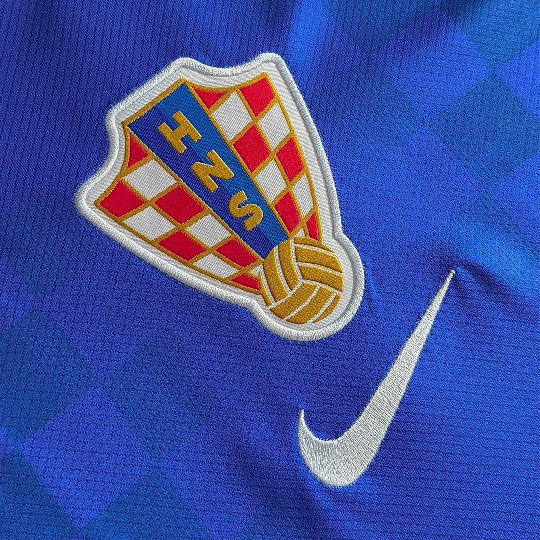 Croatia Away Soccer Jersey World Cup 2026 Blue - gojersey