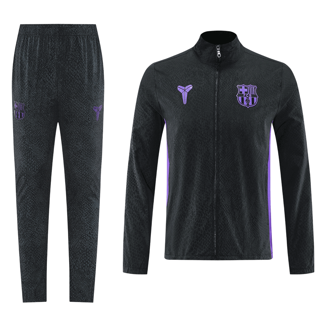 Barcelona Training Kit 2025/26 - Black (Top+Pants) - gojersey