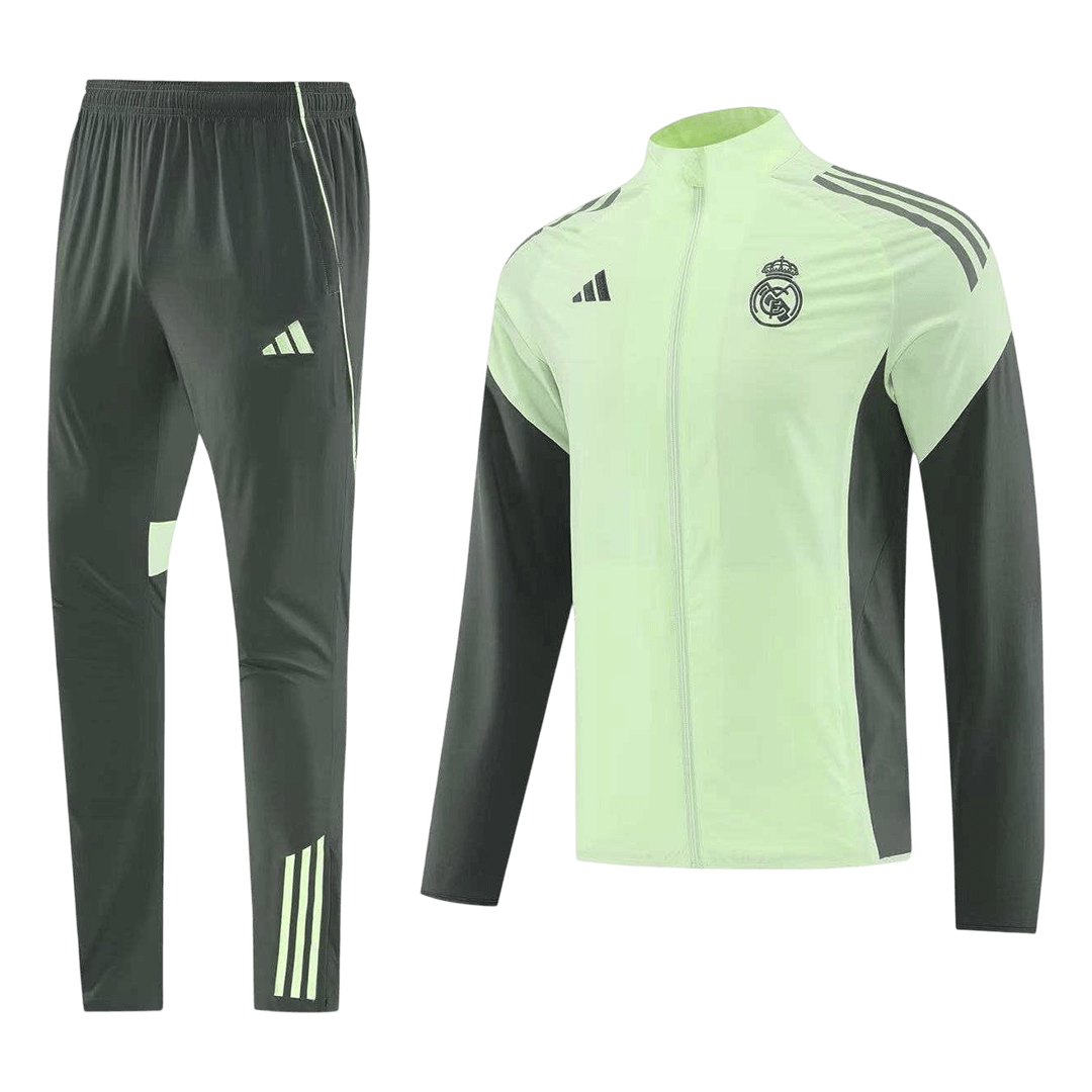 Real Madrid Training Kit 2025/26 - Green (Top+Pants) - gojersey