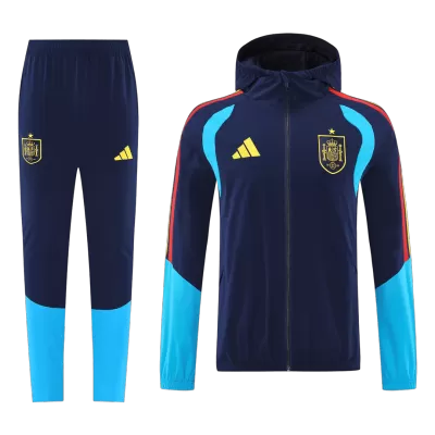 Spain Hoodie Training Kit 2026 - Blue&Black (Top+Pants) - gojersey