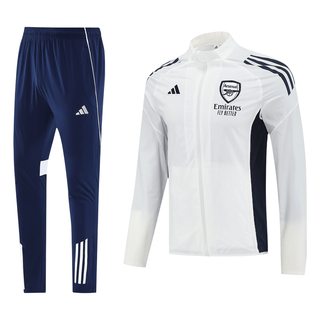 Arsenal Training Kit 2025/26 - White (Top+Pants) - gojersey