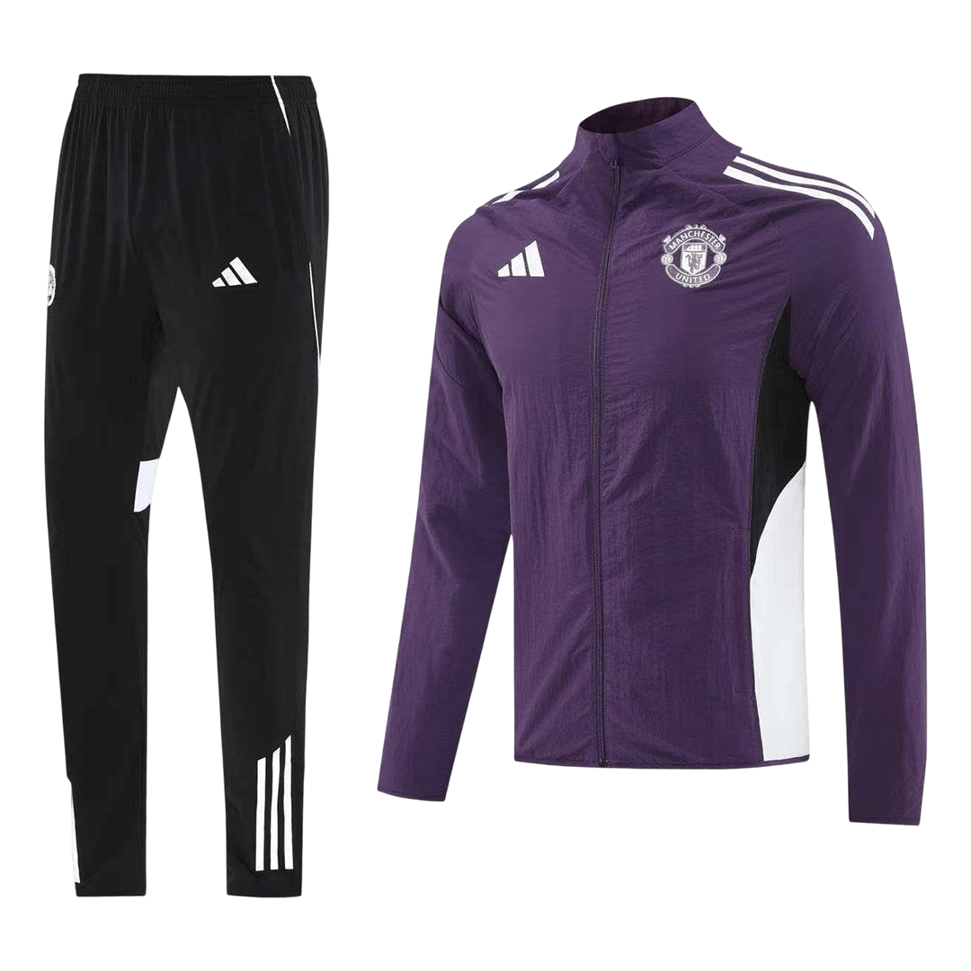 Manchester United Training Kit 2025/26 - Purple (Top+Pants) - gojersey