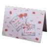 Custom Rose Letter Valentine's Day Card Blue&Pink - gojersey
