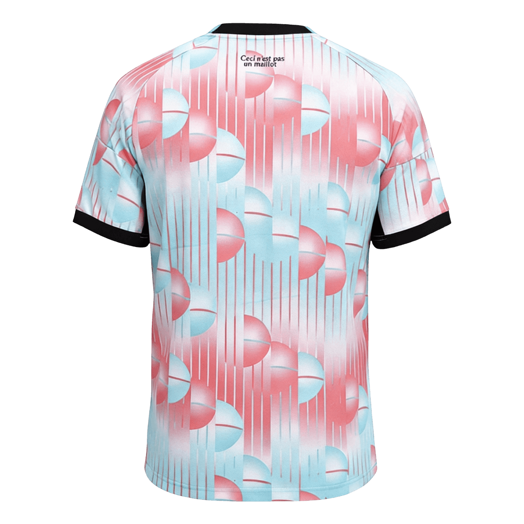 Belgium Away Soccer Jersey World Cup 2026 Blue&Pink - gojersey