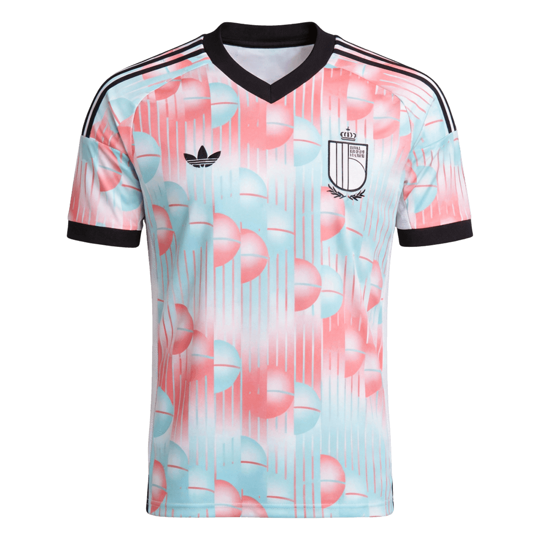 Belgium Away Soccer Jersey World Cup 2026 Blue&Pink - gojersey