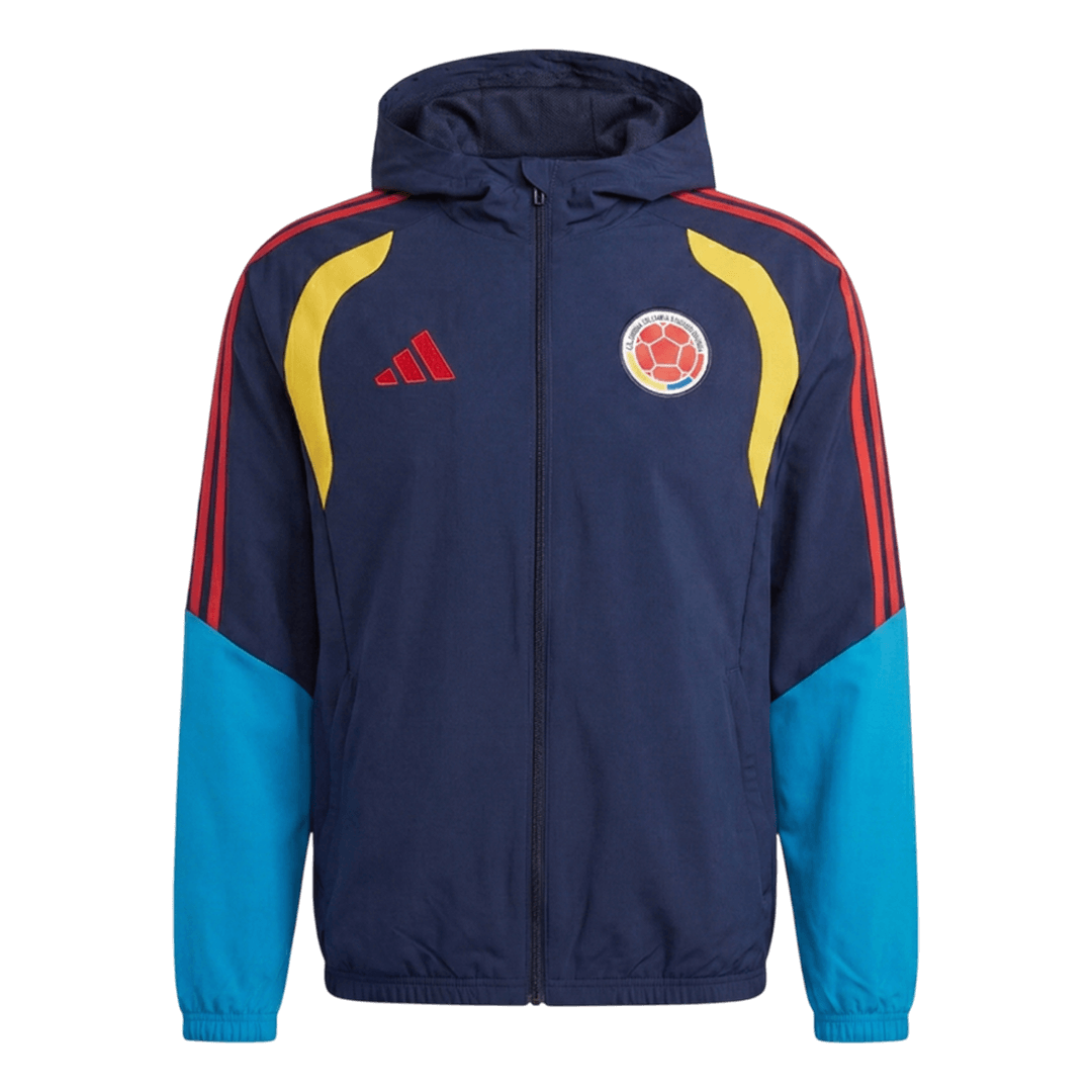 Colombia Hoodie Training Kit 2026 - Navy (Top+Pants) - gojersey