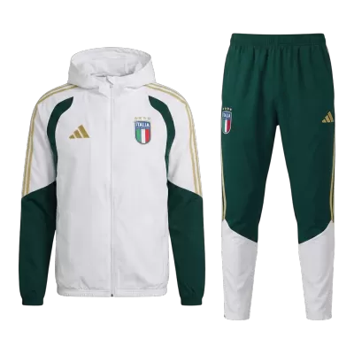 Italy Hoodie Training Kit 2026 - White (Top+Pants) - gojersey