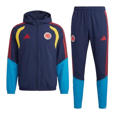 Colombia Hoodie Training Kit 2026 - Navy (Top+Pants) - gojersey