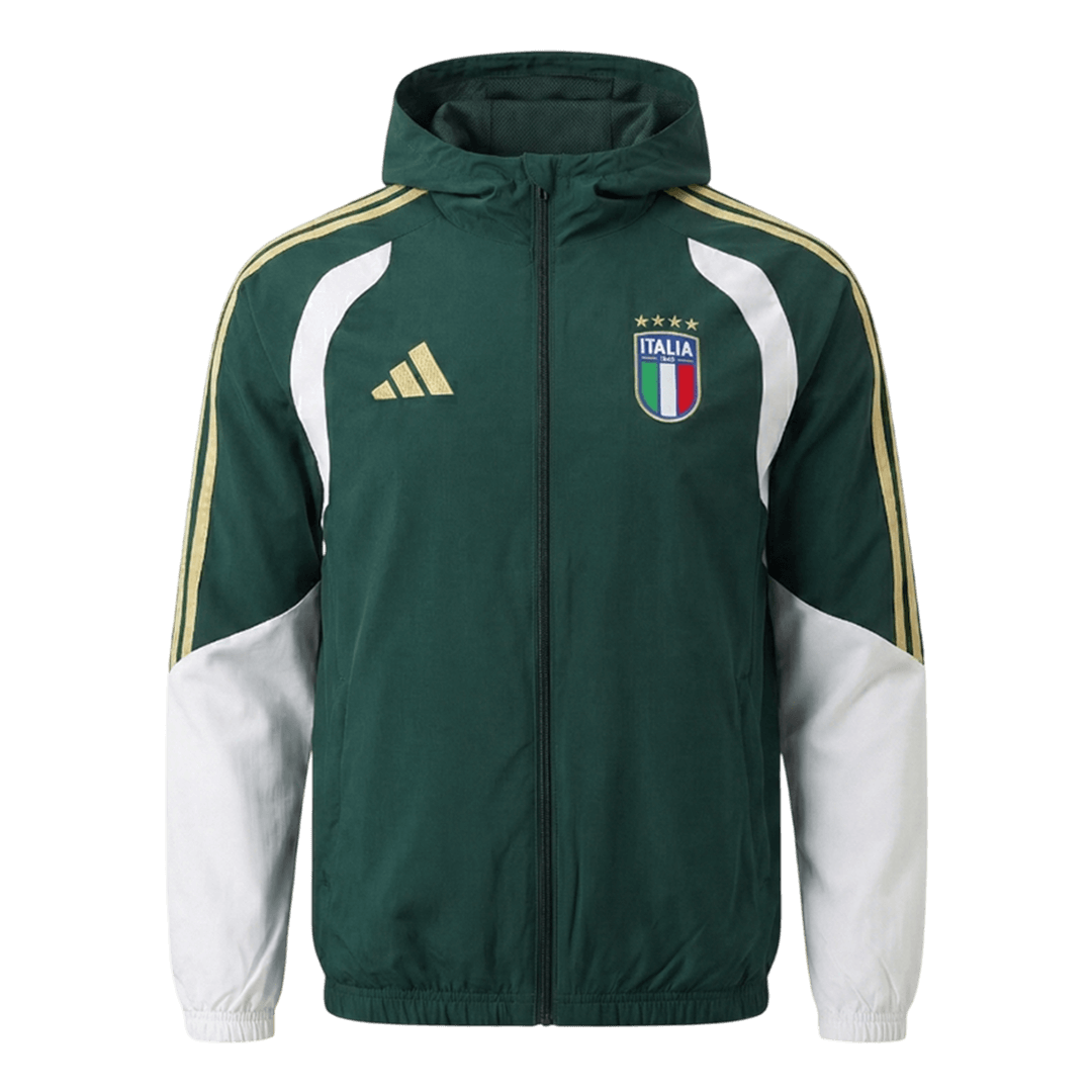 Italy Hoodie Training Kit 2026 - Green (Top+Pants) - gojersey