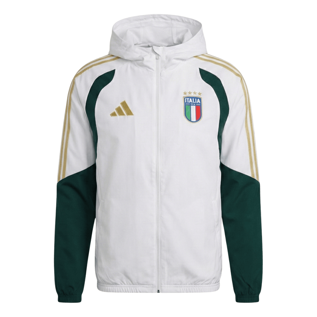 Italy Hoodie Training Kit 2026 - White (Top+Pants) - gojersey