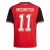 GREGORITSCH#11 Austria Home Soccer Jersey World Cup 2026 Red - gojersey