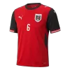 SEIWALD#6 Austria Home Soccer Jersey World Cup 2026 Red - gojersey